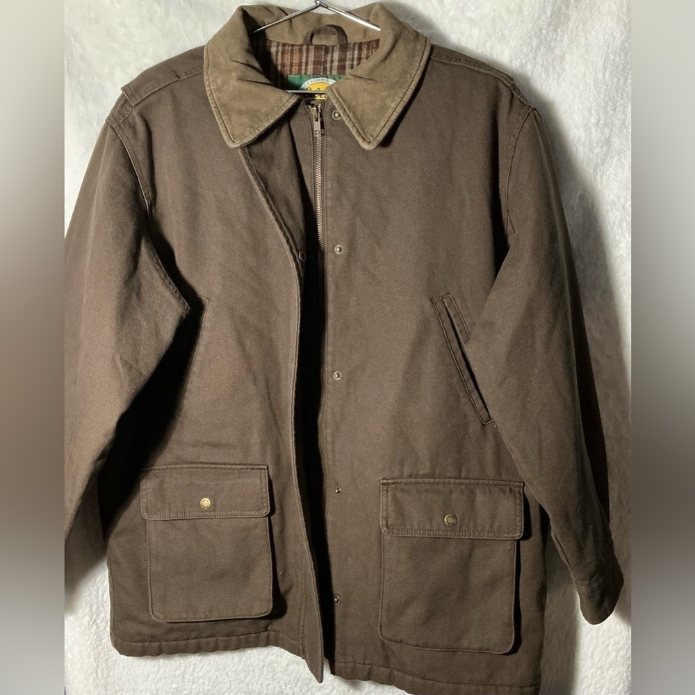 Y2K 90,s VINTAGE Cabela's Brown Plaid Women's Jacket - Picture 5 of 9